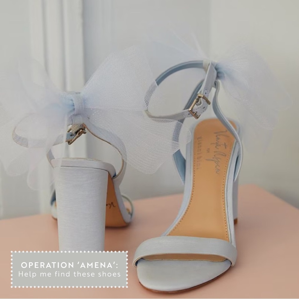 🩵 ISO Gianni Bini x Venita Aspen | ‘Amena’ Satin Bow Back Dress Sandals